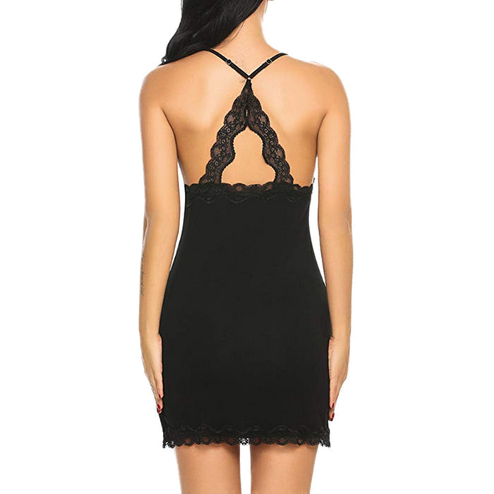 Sexy Strap Lace-trimmed Nightdress For Women – Premium 0 | RICALOUX