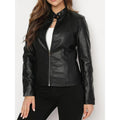 Short Chic Leather Jacket Coat – Premium 0 | RICALOUX