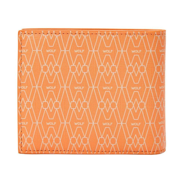 WOLF 1834 Signature Billfold And Coin Orange Recycled Wallet - Berry's Jewellers