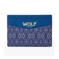 WOLF 1834 Signature Collection Blue Recycled Card Holder - Berry's Jewellers
