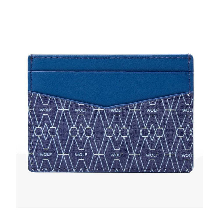 WOLF 1834 Signature Collection Blue Recycled Card Holder - Berry's Jewellers