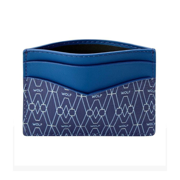 WOLF 1834 Signature Collection Blue Recycled Card Holder - Berry's Jewellers