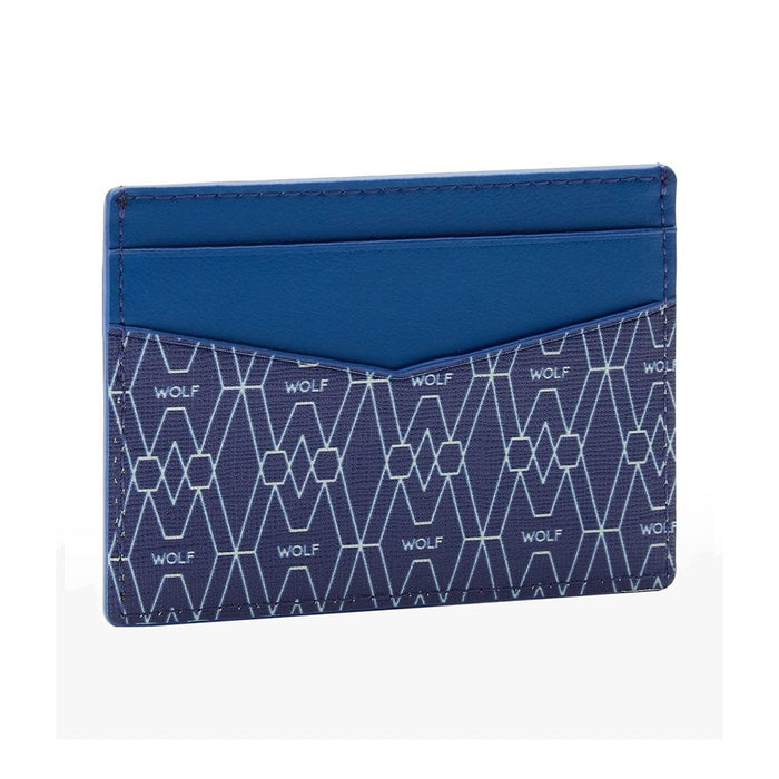 WOLF 1834 Signature Collection Blue Recycled Card Holder - Berry's Jewellers