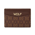WOLF 1834 Signature Collection Brown Recycled Card Holder - Berry's Jewellers