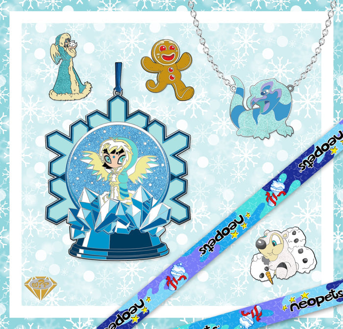 Snow Faerie Pin, Neopets