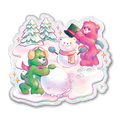 Snowmuch Fun Pin, Care Bears