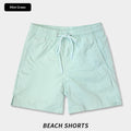 Solid-color Casual Breathable Quick-drying Straight-leg Mens Beach Shorts – Premium 0 | RICALOUX