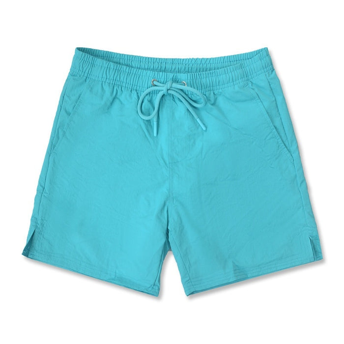 Solid-color Casual Breathable Quick-drying Straight-leg Mens Beach Shorts – Premium 0 | RICALOUX