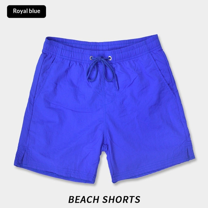Solid-color Casual Breathable Quick-drying Straight-leg Mens Beach Shorts – Premium 0 | RICALOUX