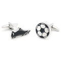 Sports Series Football Sneakers Cufflinks Men by Ricaloux
