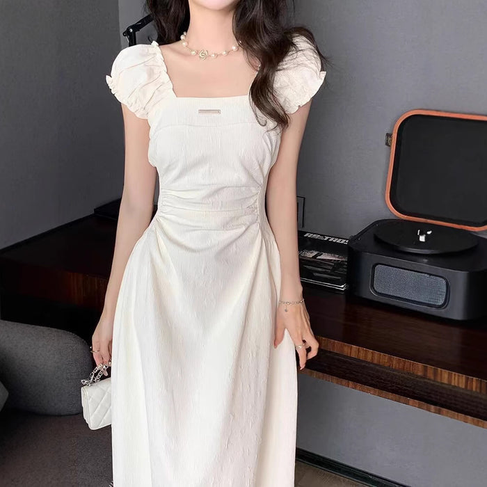 Square-neck New-style First-love Innocent Dress – Premium 0 | RICALOUX