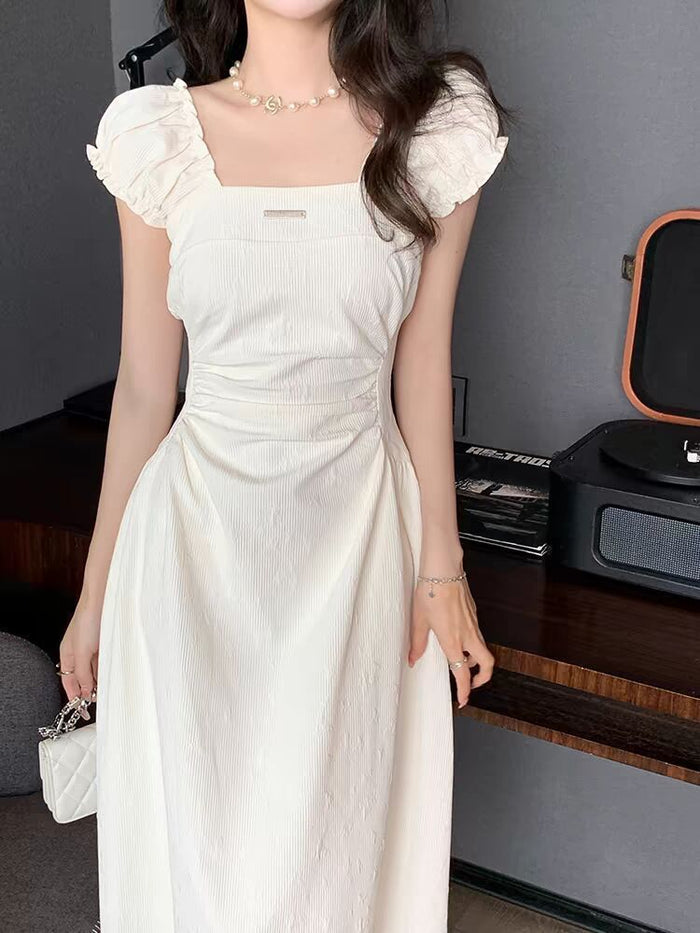 Square-neck New-style First-love Innocent Dress – Premium 0 | RICALOUX
