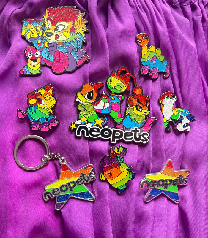 Star Pride Keychain, Neopets