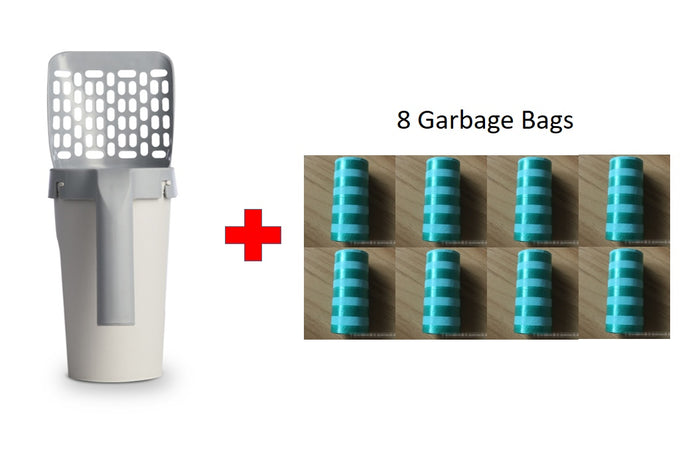 As shown / With eight bags