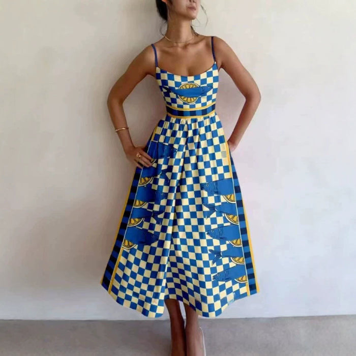 Strapless Sleeveless Casual Bohemian Dress – Premium 0 | RICALOUX