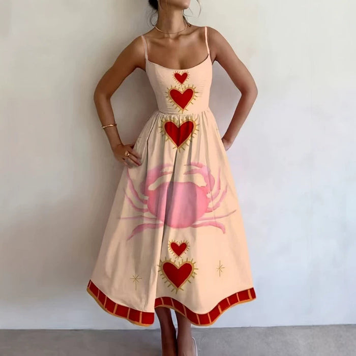 Strapless Sleeveless Casual Bohemian Dress – Premium 0 | RICALOUX