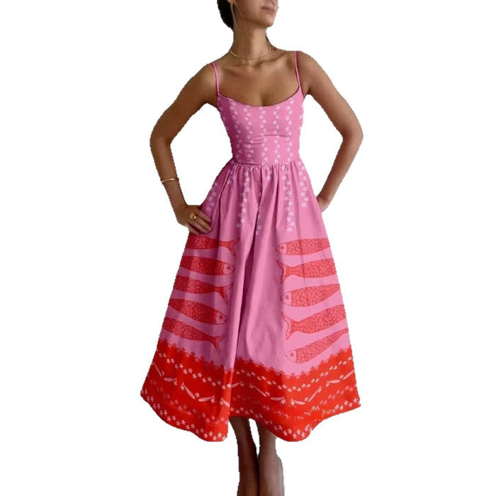 Strapless Sleeveless Casual Bohemian Dress – Premium 0 | RICALOUX