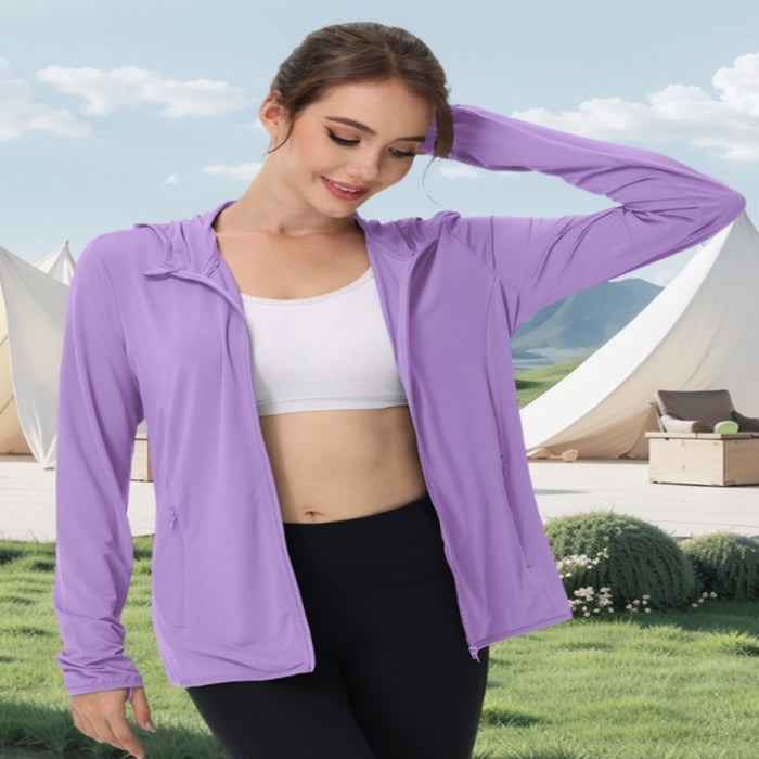 Summer Womens Sun-protective Clothing Plus-size Womens Lightweight Jacket – Premium 0 | RICALOUX