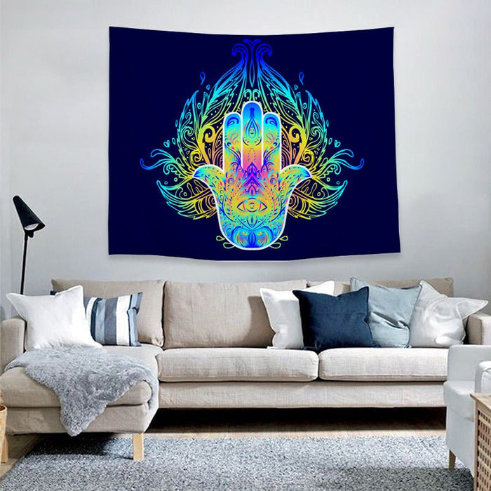 Trendy Home Decor Psychedelic Print Tapestry - RICALOUX