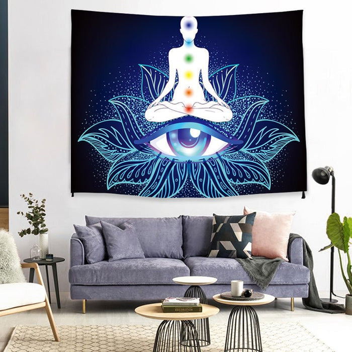 Trendy Home Decor Psychedelic Print Tapestry - RICALOUX