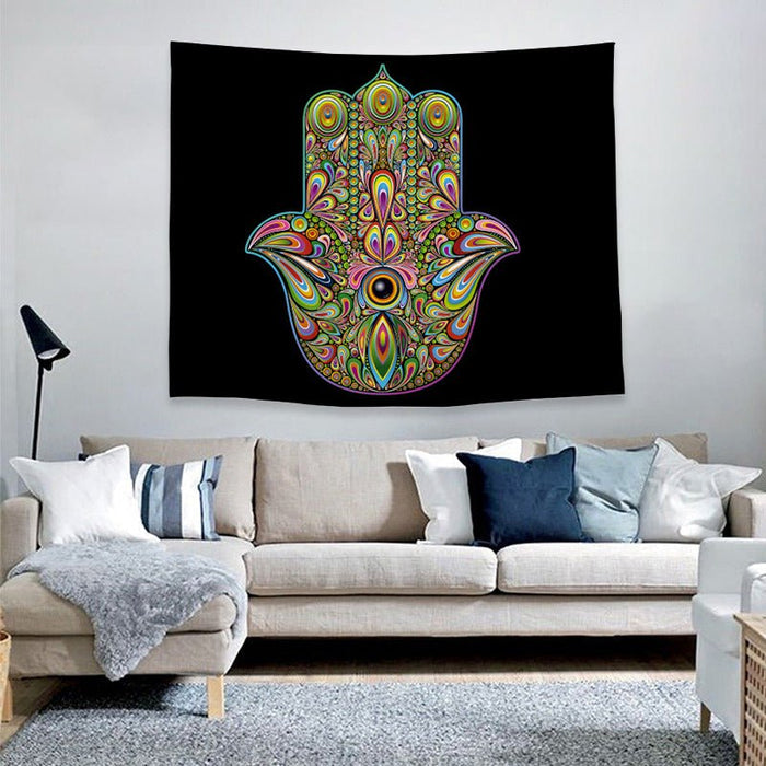 Trendy Home Decor Psychedelic Print Tapestry - RICALOUX