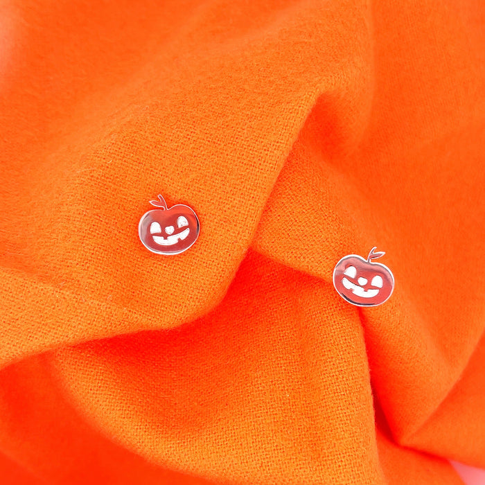 Trick-or-Sweet Care Bears Pumpkin Stud Earrings, Care Bears *RETIRING*