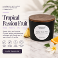 Tropical Passion Fruit - 15oz 3-Wick Scented Candle
