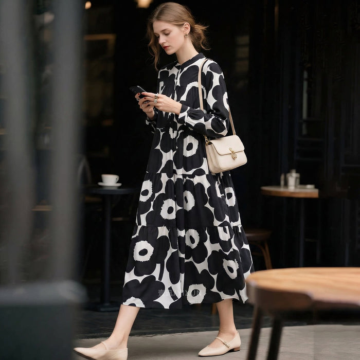Versatile Designer-print Dress For Women by Ricaloux