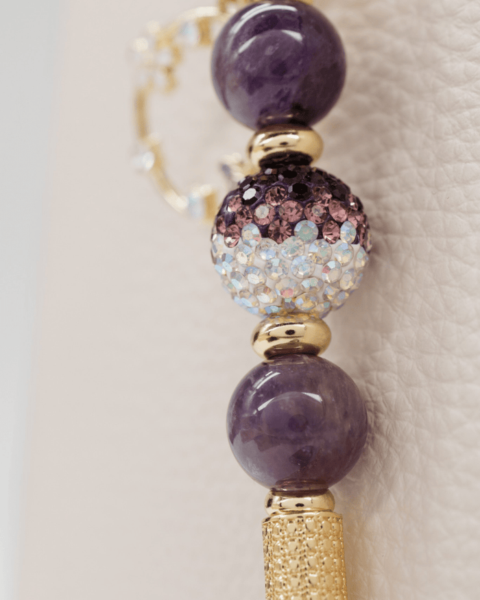 Austrian crystal gradient center bead