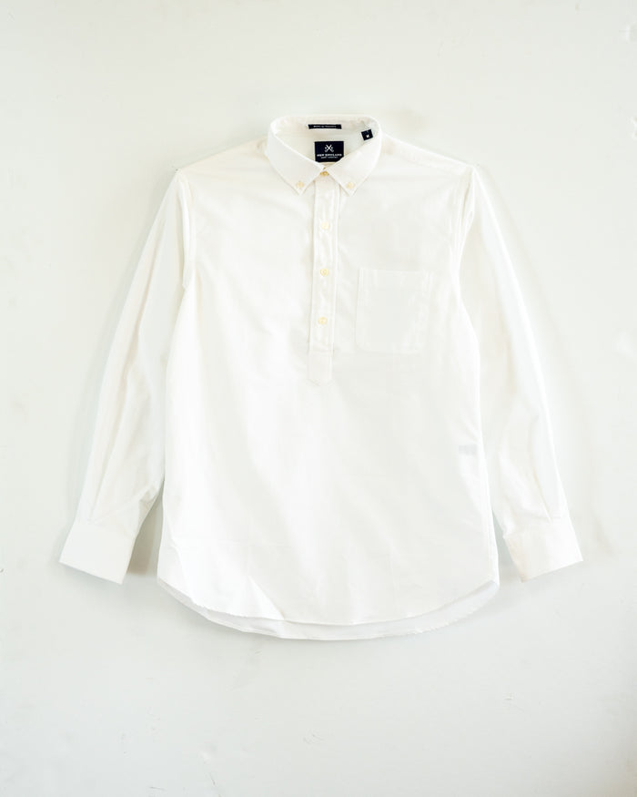 White Oxford Cloth Popover