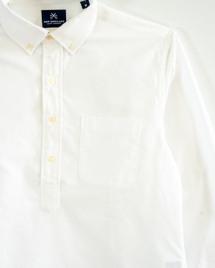 White Oxford Cloth Popover