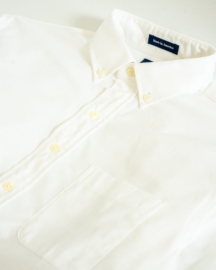 White Oxford Cloth Popover