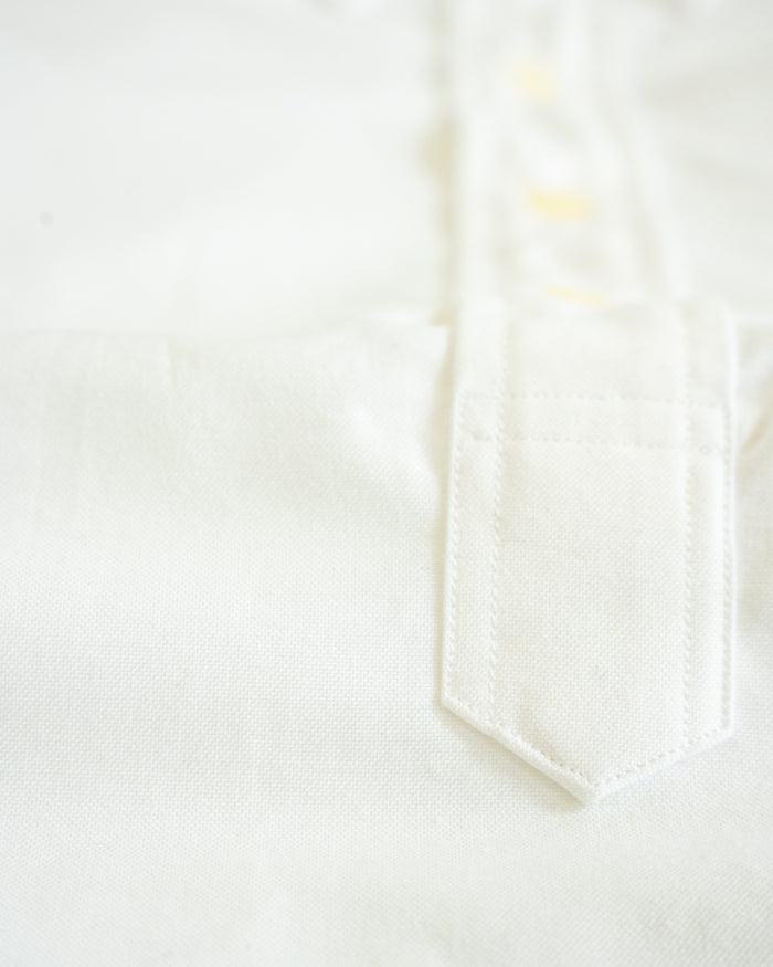 White Oxford Cloth Popover