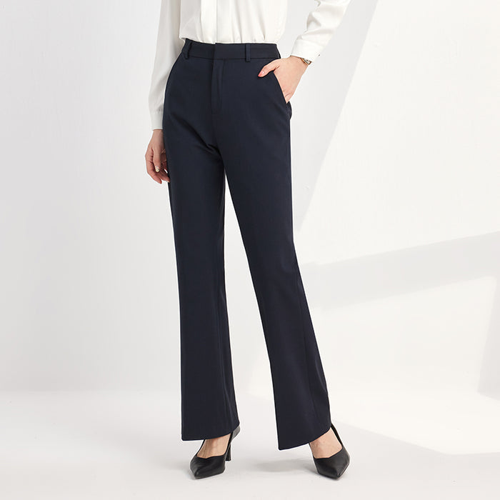 Wide-leg Straight-cut Draped Palazzo Pants With A Slight Flare At The Hem – Premium 0 | RICALOUX