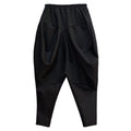Wide-leg Womens Pants With An Elastic Waist A Stylish Three-dimensional Design by Ricaloux