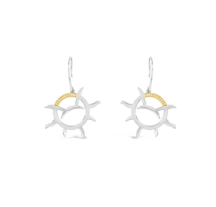 Wind & Fire Wheel Earrings, Avital's Armory *RETIRED*