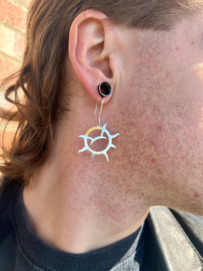 Wind & Fire Wheel Earrings, Avital's Armory *RETIRED*