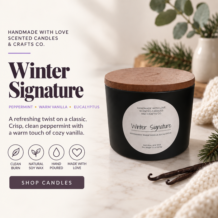 Winter Signature - 15oz 3-Wick Scented Candle