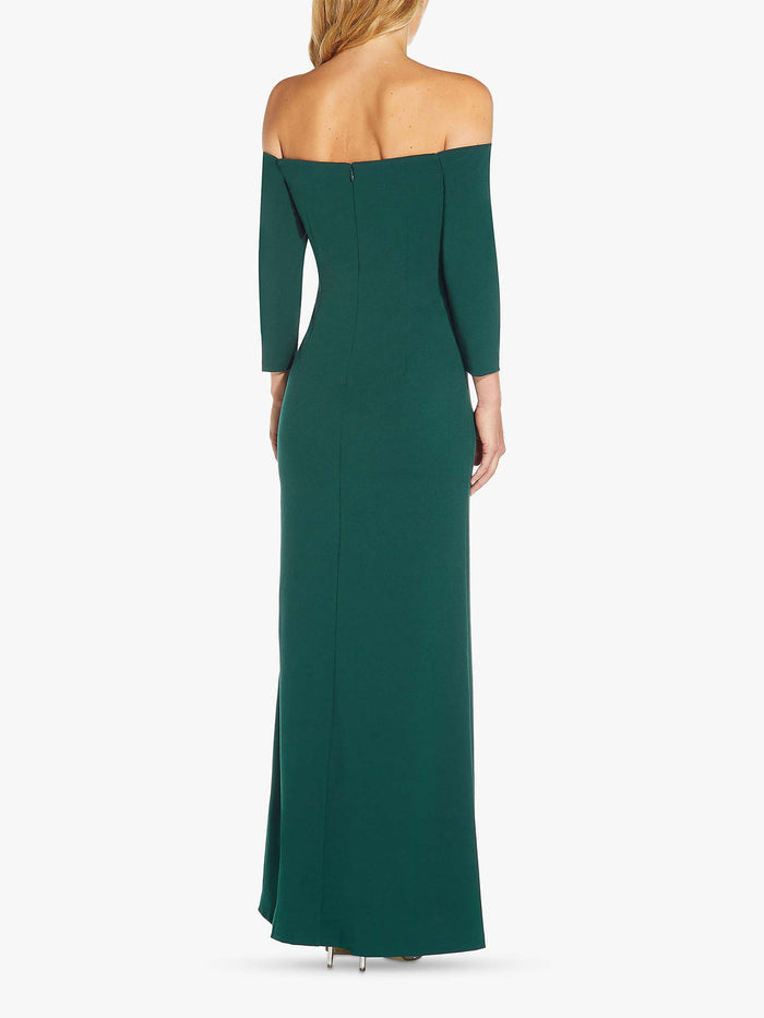 Womens Evening Gown Off-shoulder Dress – Premium 0 | RICALOUX