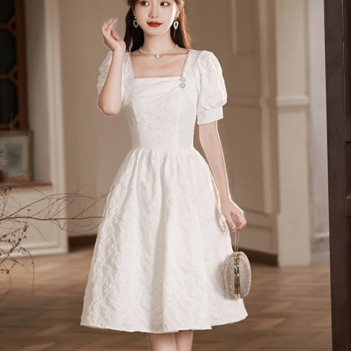 Womens Fashion Short-Sleeve Cocktail Dress by Ricaloux