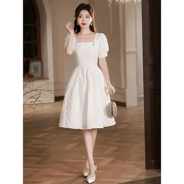 Womens Fashion Short-Sleeve Cocktail Dress by Ricaloux