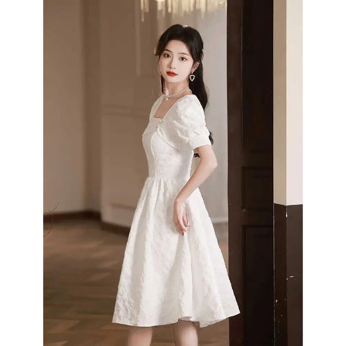 Womens Fashion Short-Sleeve Cocktail Dress by Ricaloux