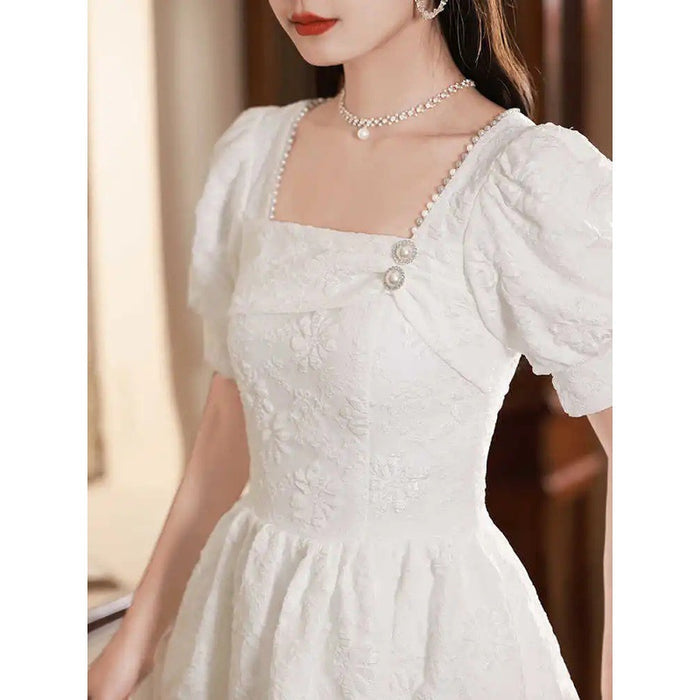 Womens Fashion Short-Sleeve Cocktail Dress by Ricaloux