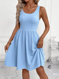 Womens Fashion Sleeveless Vest Dress by Ricaloux