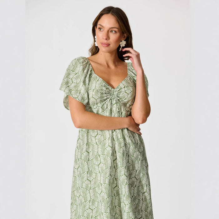 Womens Fashionable SexyBackless Figure-hugging Printed Dress by Ricaloux
