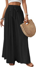 Womens Flowing Floral Wide-Leg Pants by Ricaloux