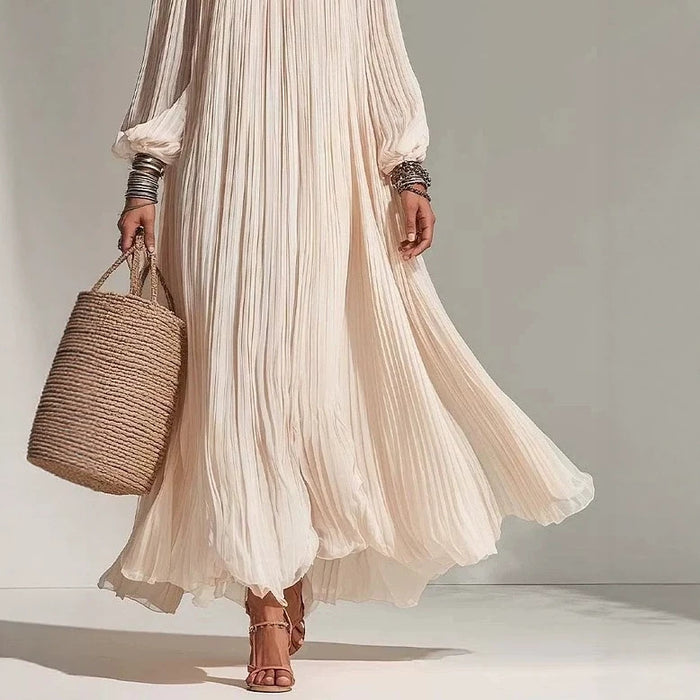 Women's Flowing Off-shoulder Beach Fairy Dress by Ricaloux