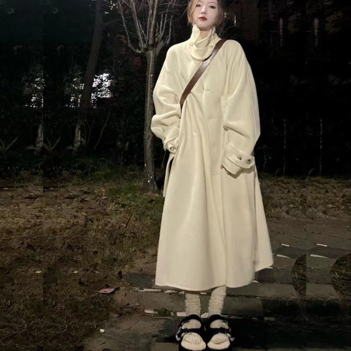 Womens Mid-length Wool Coat New Autumnwinter Style – Premium 0 | RICALOUX