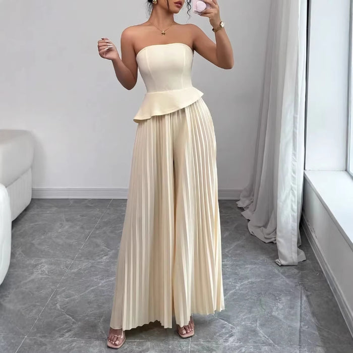 Womens New Summer Fashionable Tube-Top Dress by Ricaloux