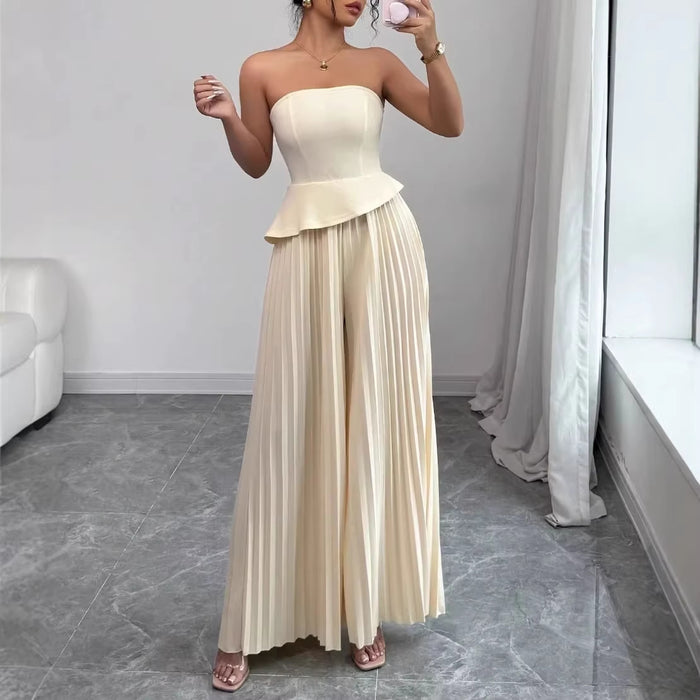 Womens New Summer Fashionable Tube-Top Dress by Ricaloux